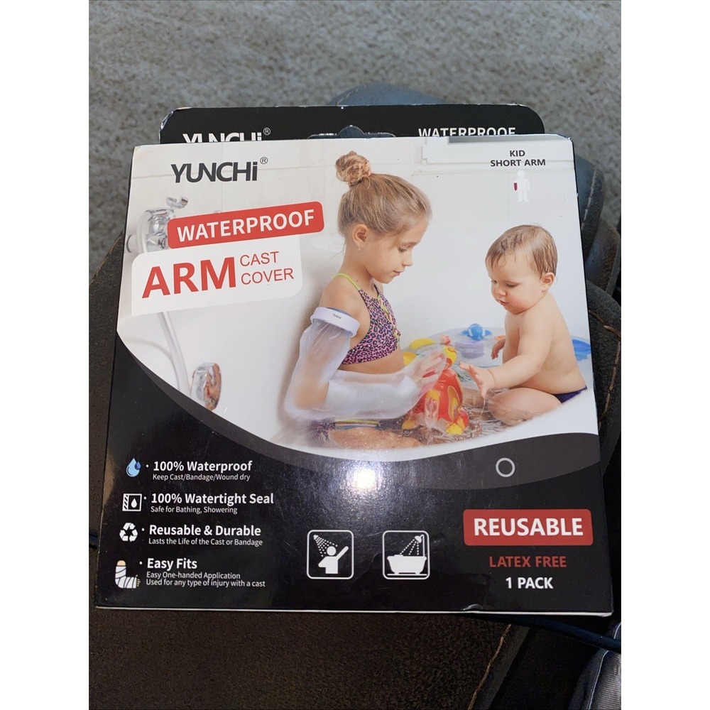 NEW YUNCHI Waterproof Arm Cast Cover Reusable Kids 9.5" X 20"‎